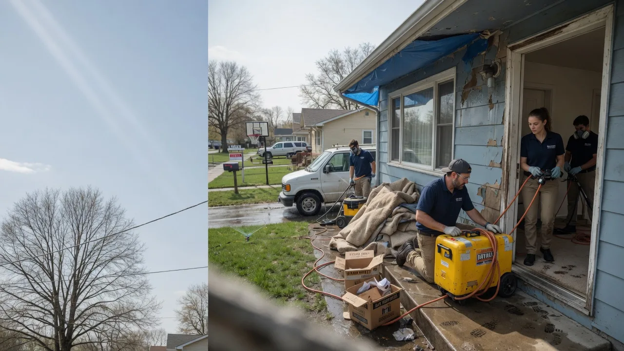 Basement Flood Cleanup in Lincoln, KS near me